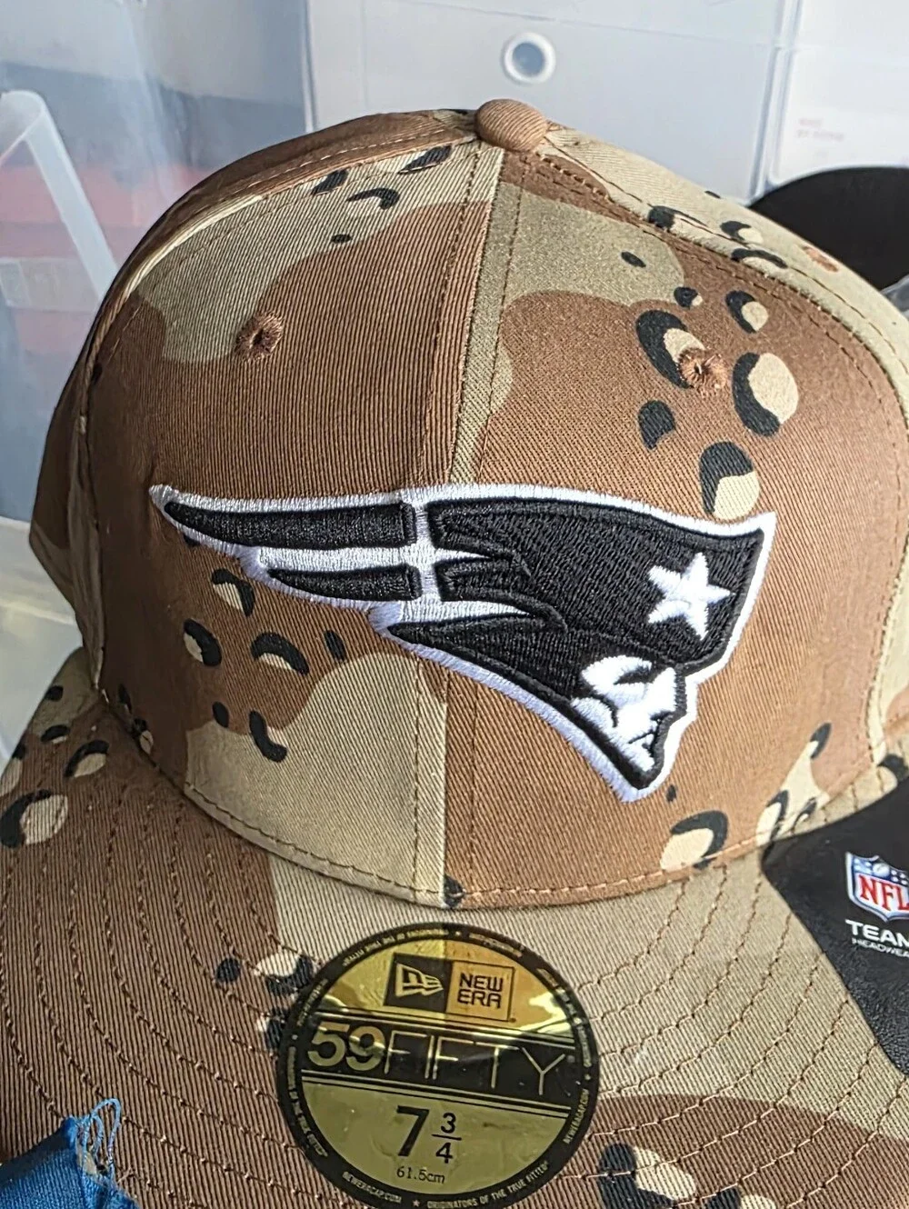 New Era 59FIFTY New England Patriots Fitted Hat Lot Of 7 Sz  7 5/8 And 7 3/4